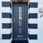 Rockdoor Vermont Anthracite Grey installed