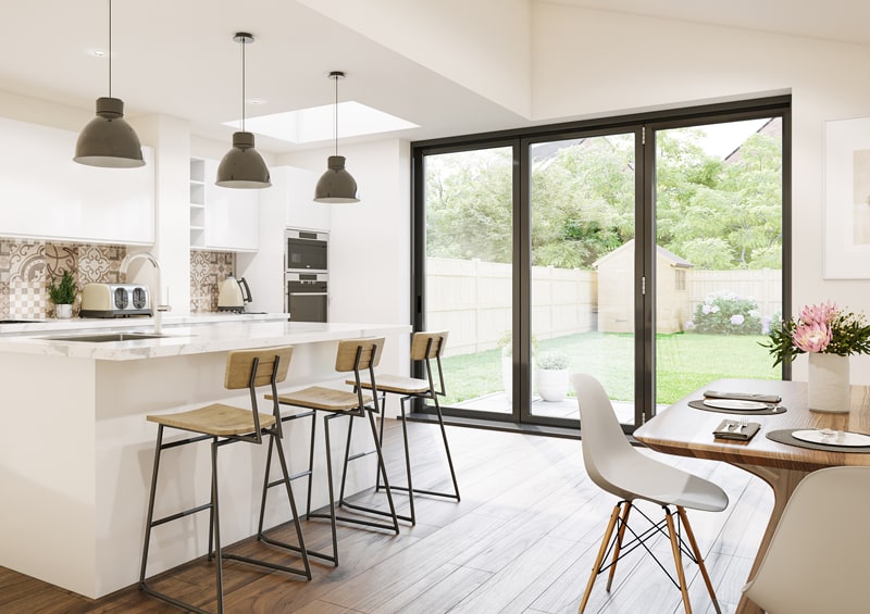 Aluminium bi-fold doors The Window Division Aluminium bi-fold doors The Window Division