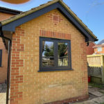 Anthracite uPVC flush fit casement window
