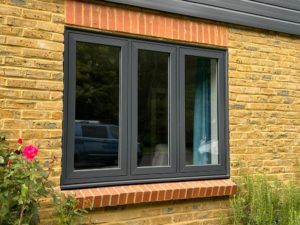 Anthracite uPVC flush fit casement window