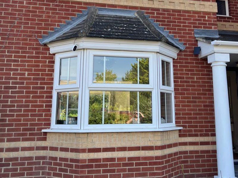 Before installation of new windows and trims